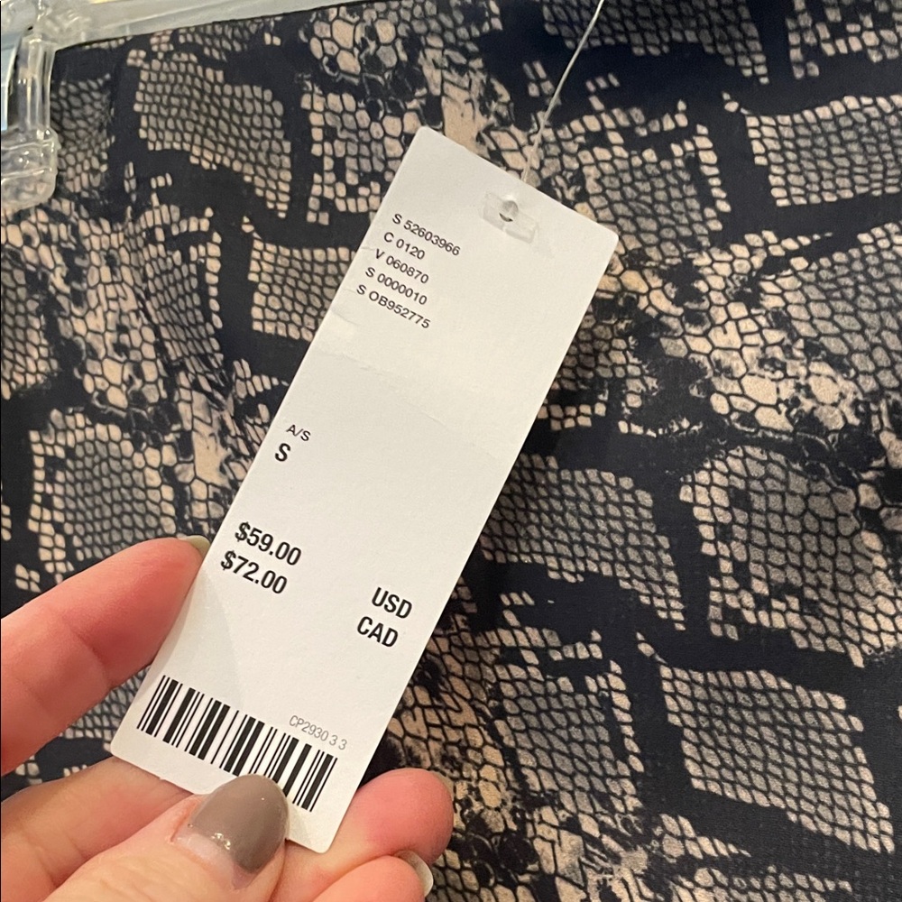 Urban outfitters Snake Print Midi  Skirt new with tags - Picture 3 of 3
